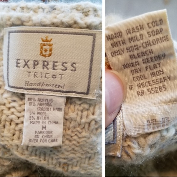 EXPRESS TRICOT 90s Vintage Knit Cardigan - Picture 8 of 8